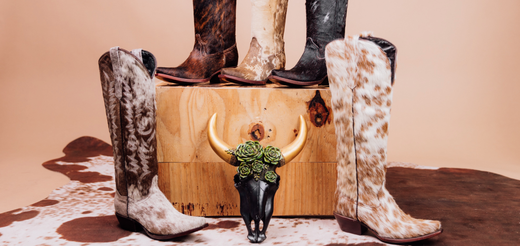 Women's Cowhide Boots – Rock'Em