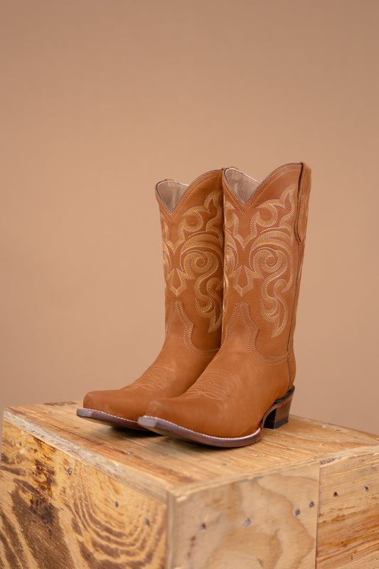 Nubuck Leather Topo Puntal Cowboy Boot
