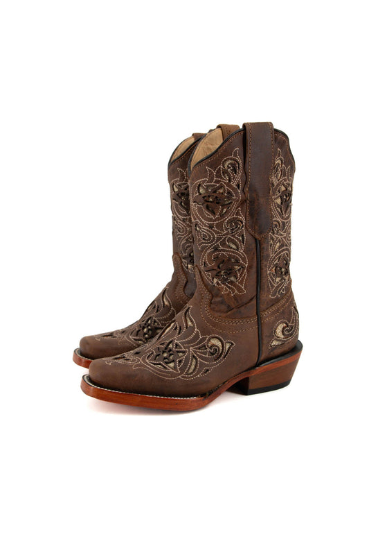 Little Soles 250 cowgirl Boots Rodeo Toe