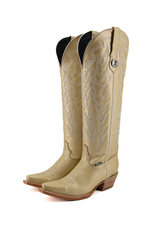 Melissa Metallic Tall Snip Toe Cowgirl Boot