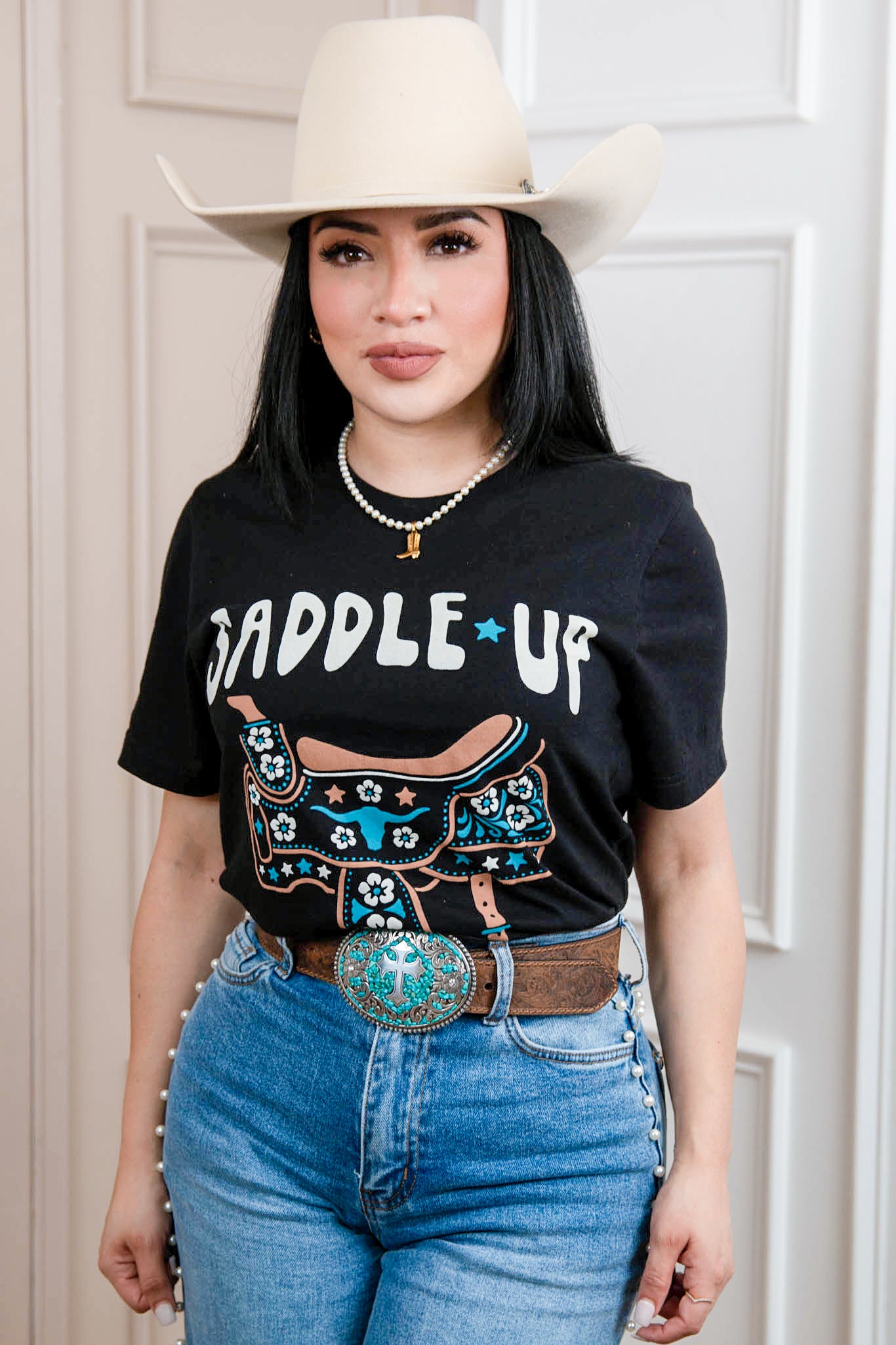 Saddle Up Graphic Top