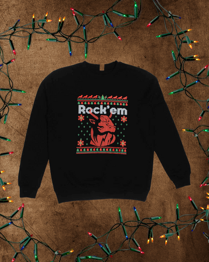 Unisex Limited Edition Rock'Em Christmas Crewneck