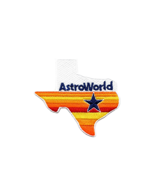 A-World Rainbow Houston Texas State Hat Patch