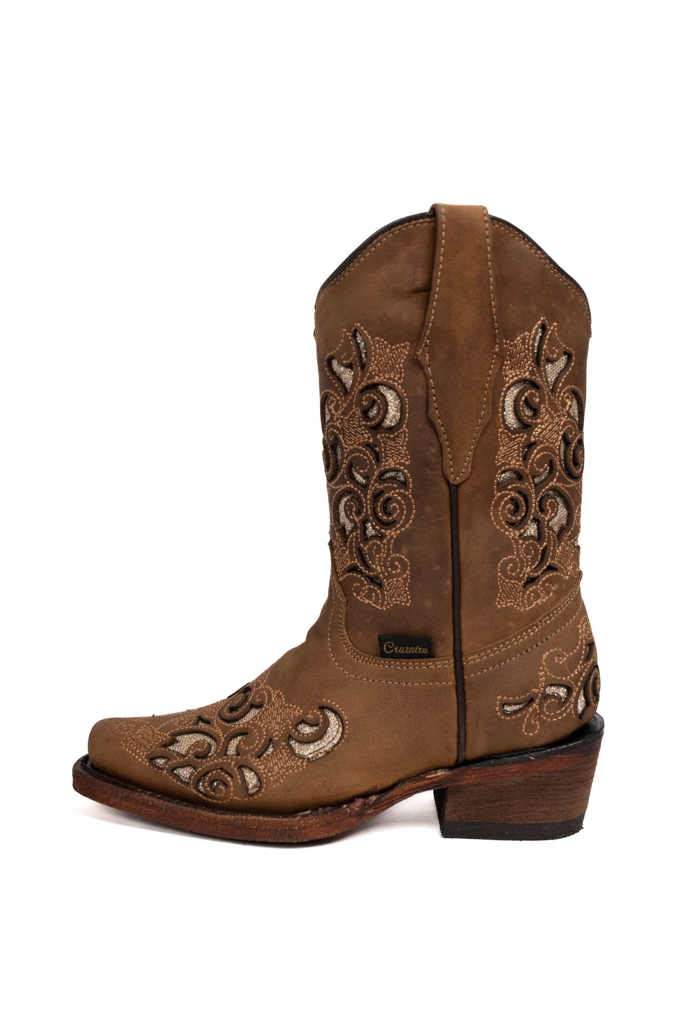 Little Campanas Tabaco Retro Cowgirl Boot