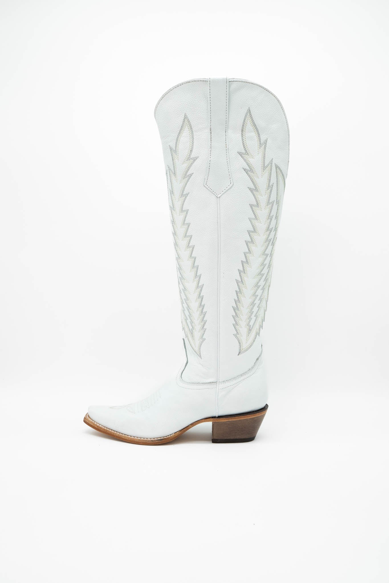 Valentina Tall Point Toe Wide Calf Friendly Cowgirl Boot