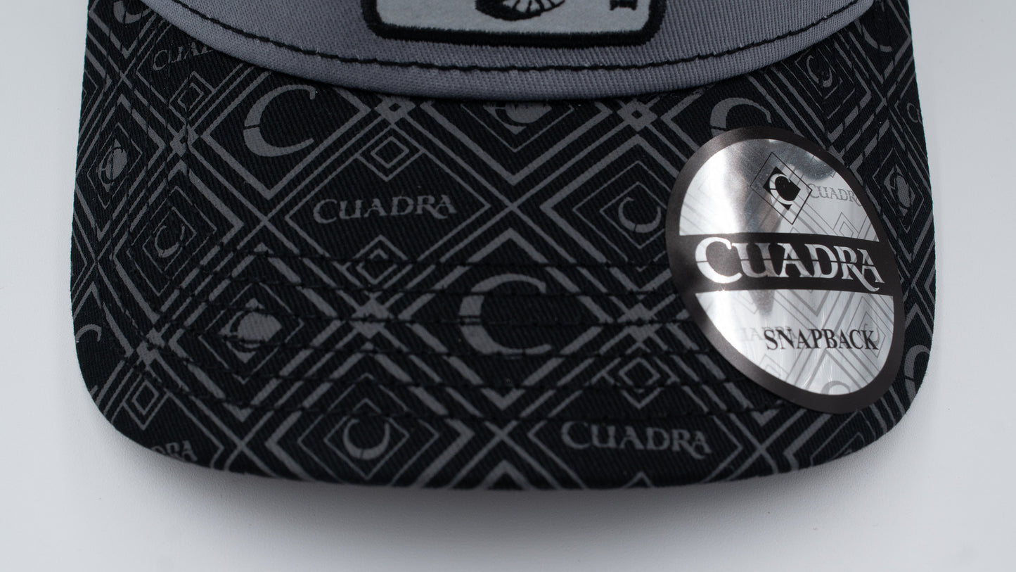 CUADRA Black Cap with Embroidery Elephant Patch