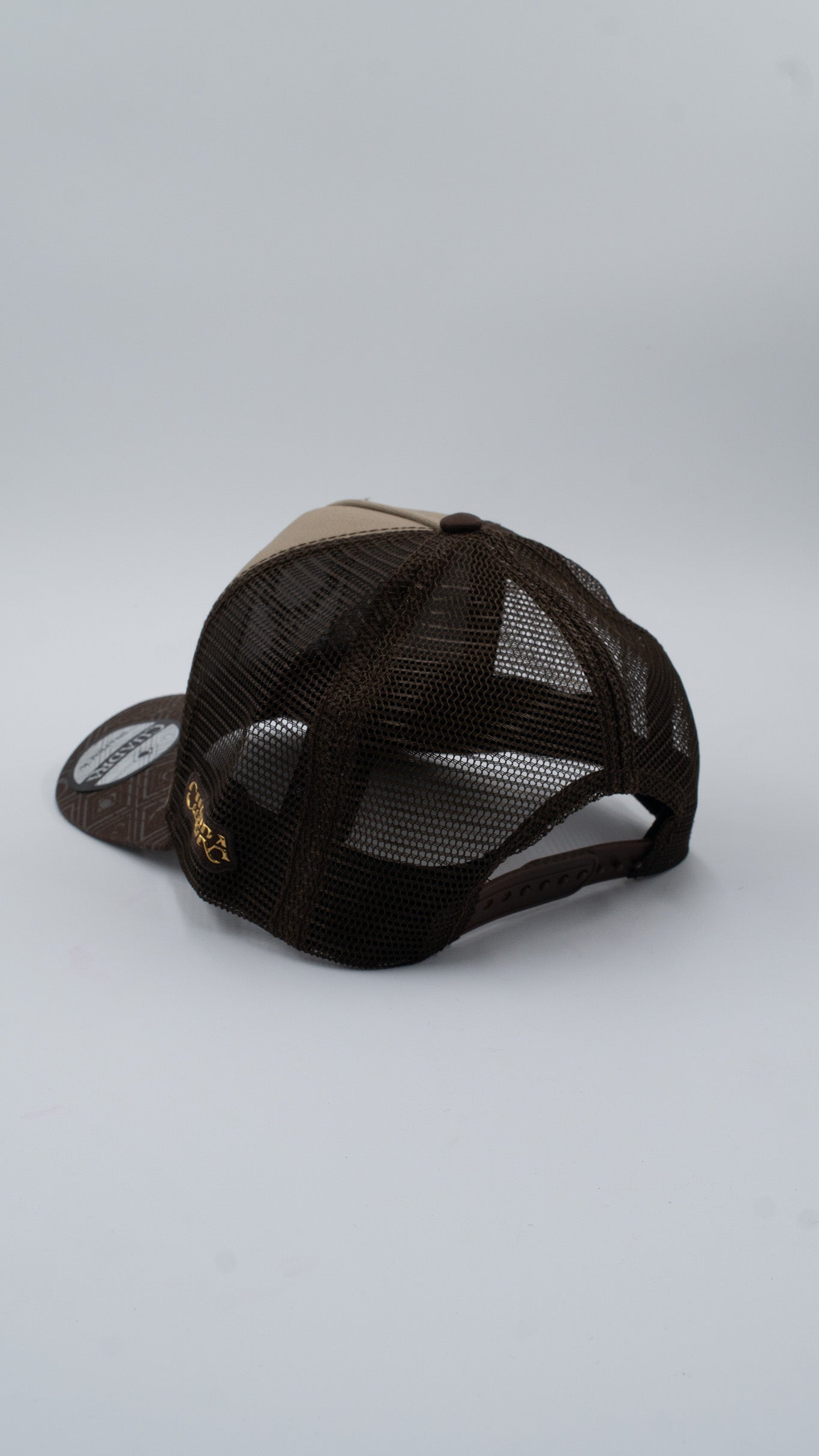 CUADRA Brown Cap with Embroidery Deer Patch