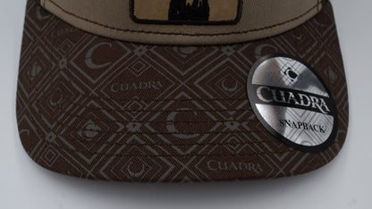 CUADRA Brown Cap with Embroidery Deer Patch