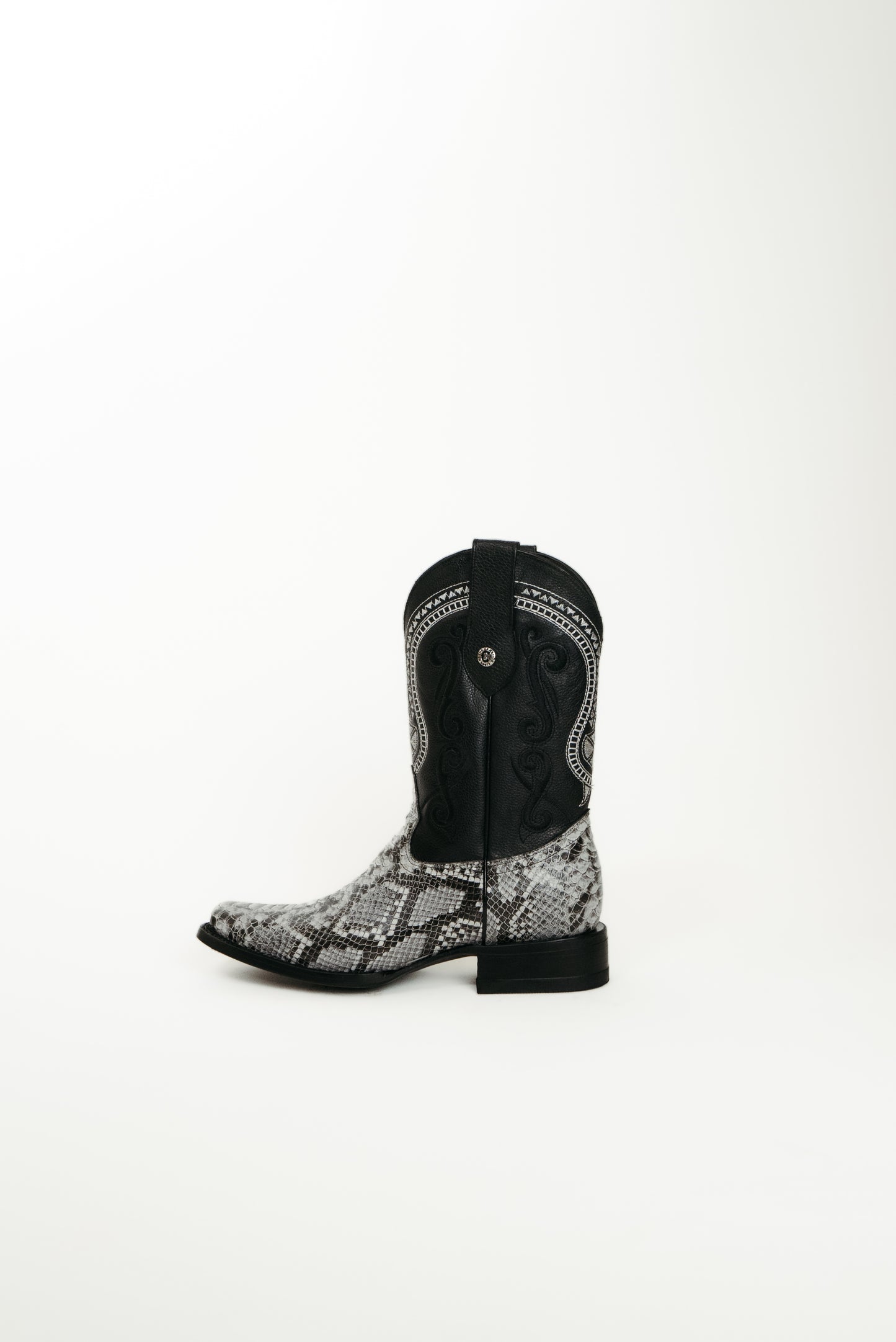 Pithon Imit. Natural Rodeo Cowboy Boot