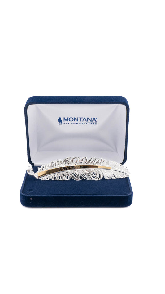 Montana Hat Feathers States (4.59"x0.89")