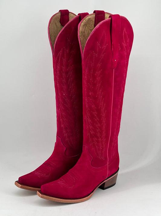 The Georgina Gamuza Pastels Tall Cowgirl Boot