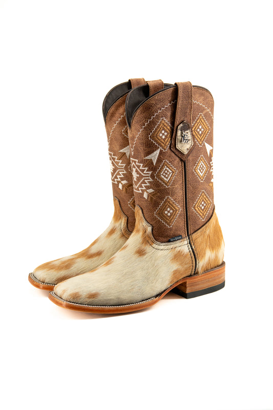 Men's Cowhide Boots Size 7 Box 2 (As Seen On Image)