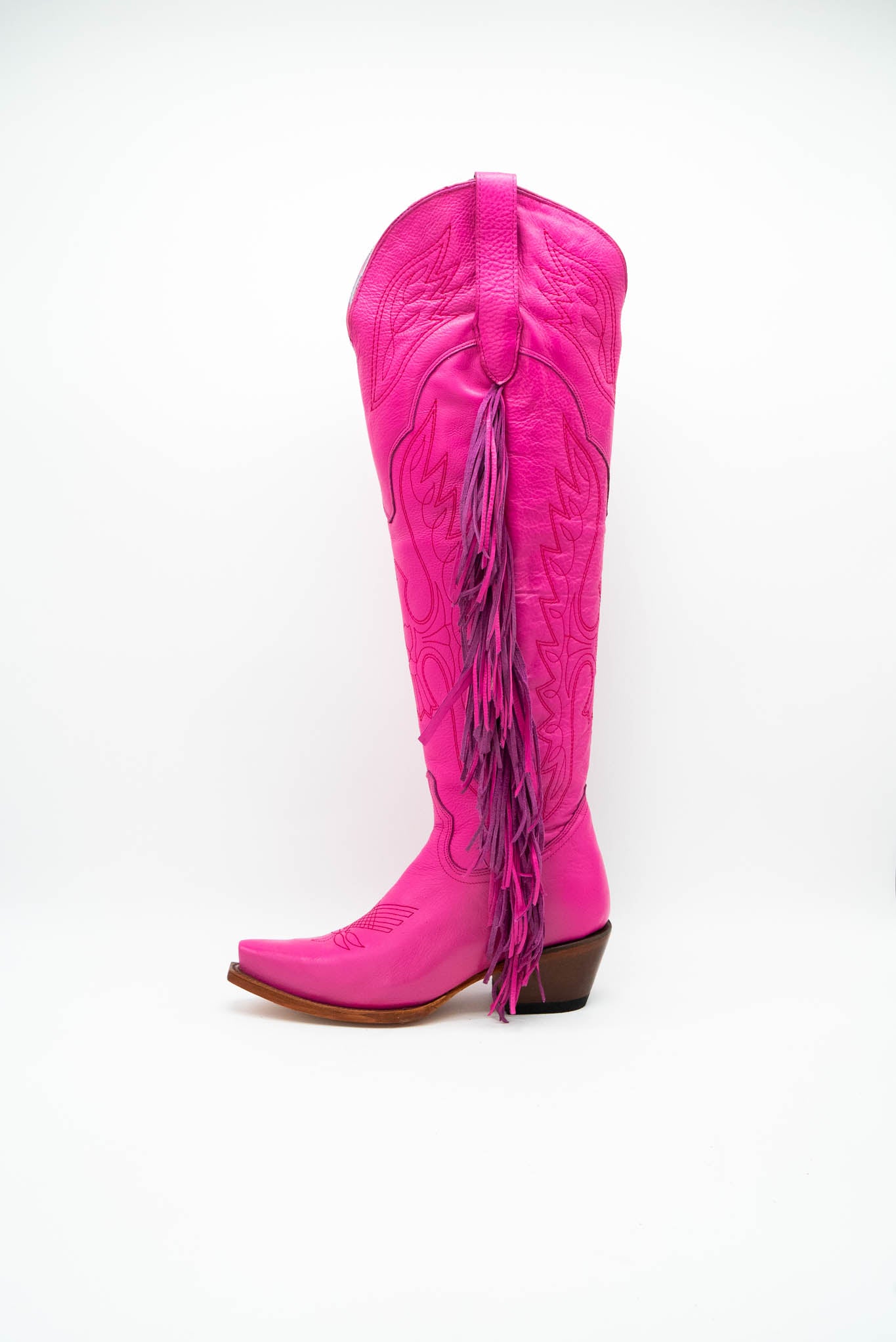 The Juany XL Fringe Rainbow Cowgirl Boot