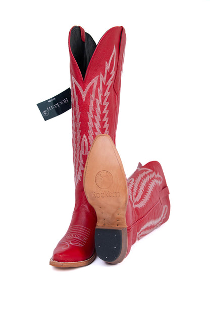 Valentina Tall Wide Calf Friendly Cowgirl Boot