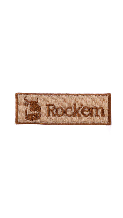 Rock'em Rectangle Hat Patch 2024