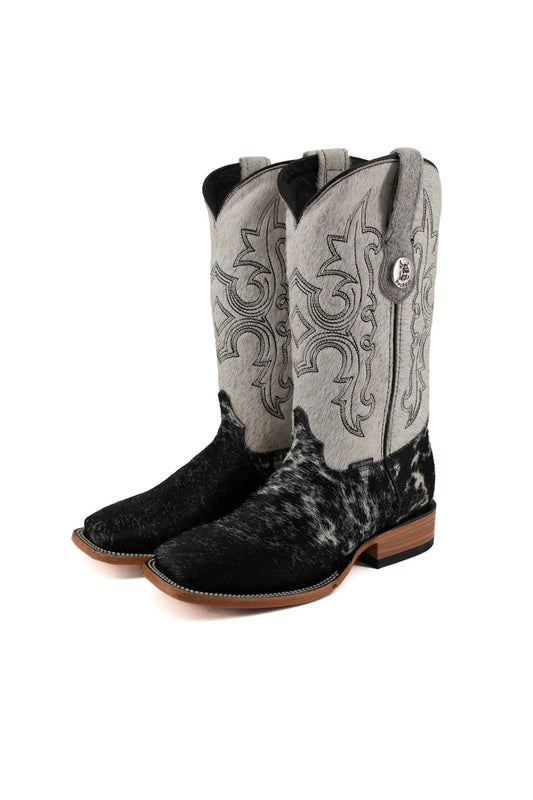 Women's Cowhide Square Toe Boot Size 8 Box 2K **AS SEEN ON IMAGE**