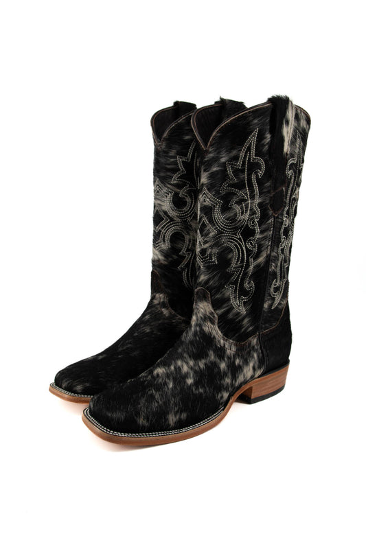 Women's Cowhide Square Toe Boot Size 9 Box 1K **AS SEEN ON IMAGE**