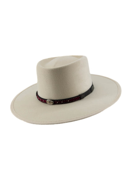 Rock'em Oval Topback Suede Hat