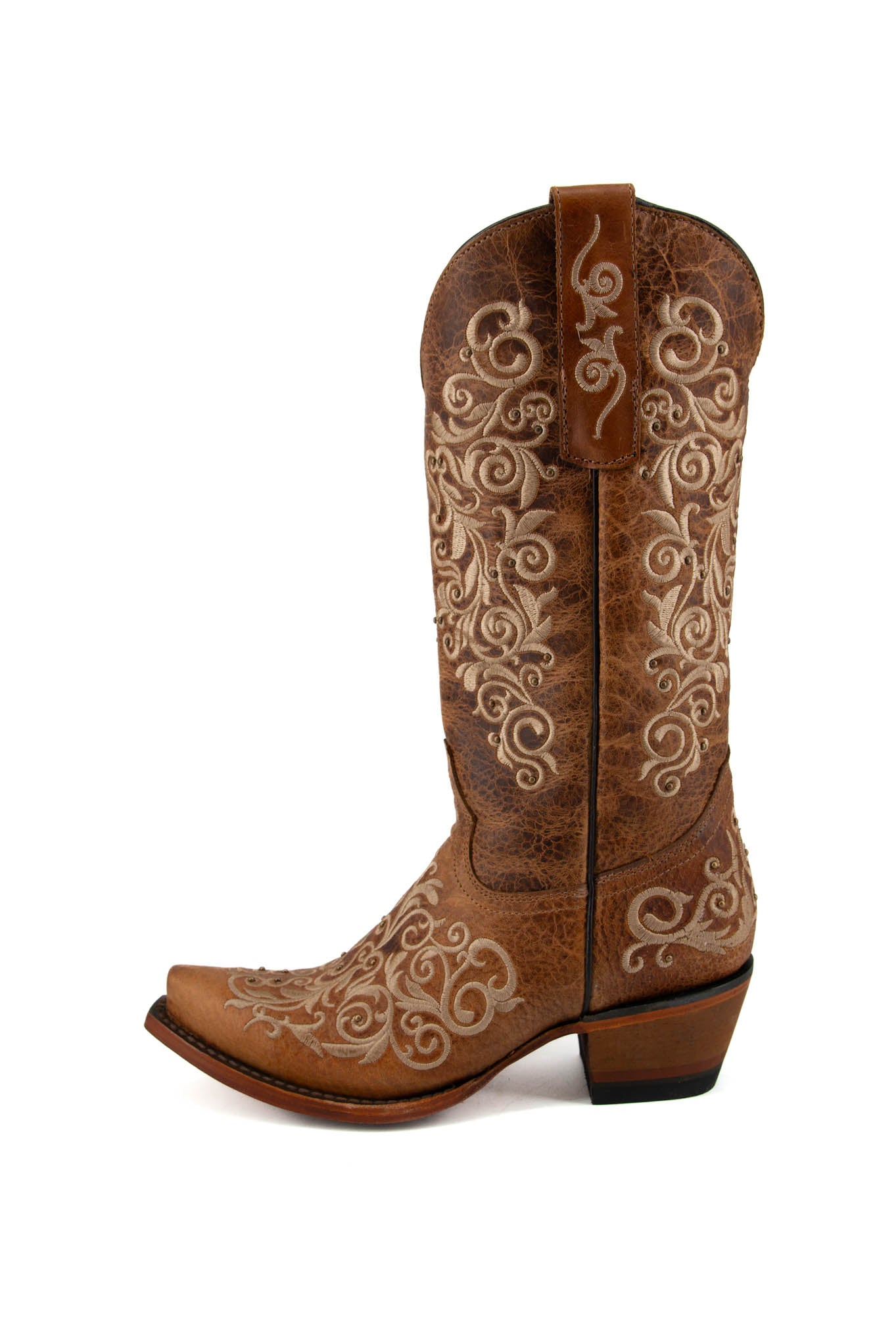 637 - Linden Point Toe Cowgirl Boot