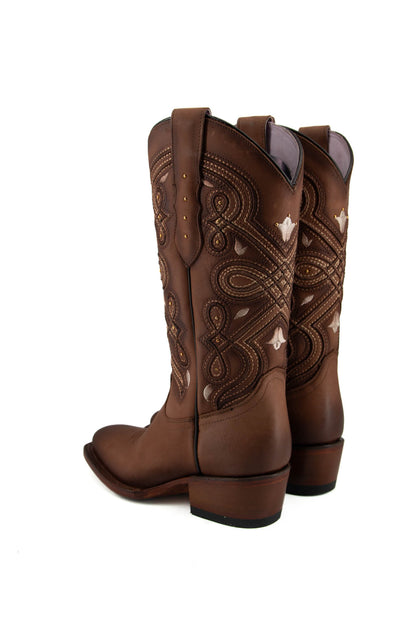 Andrea Crazy Nuez Cowgirl Boot