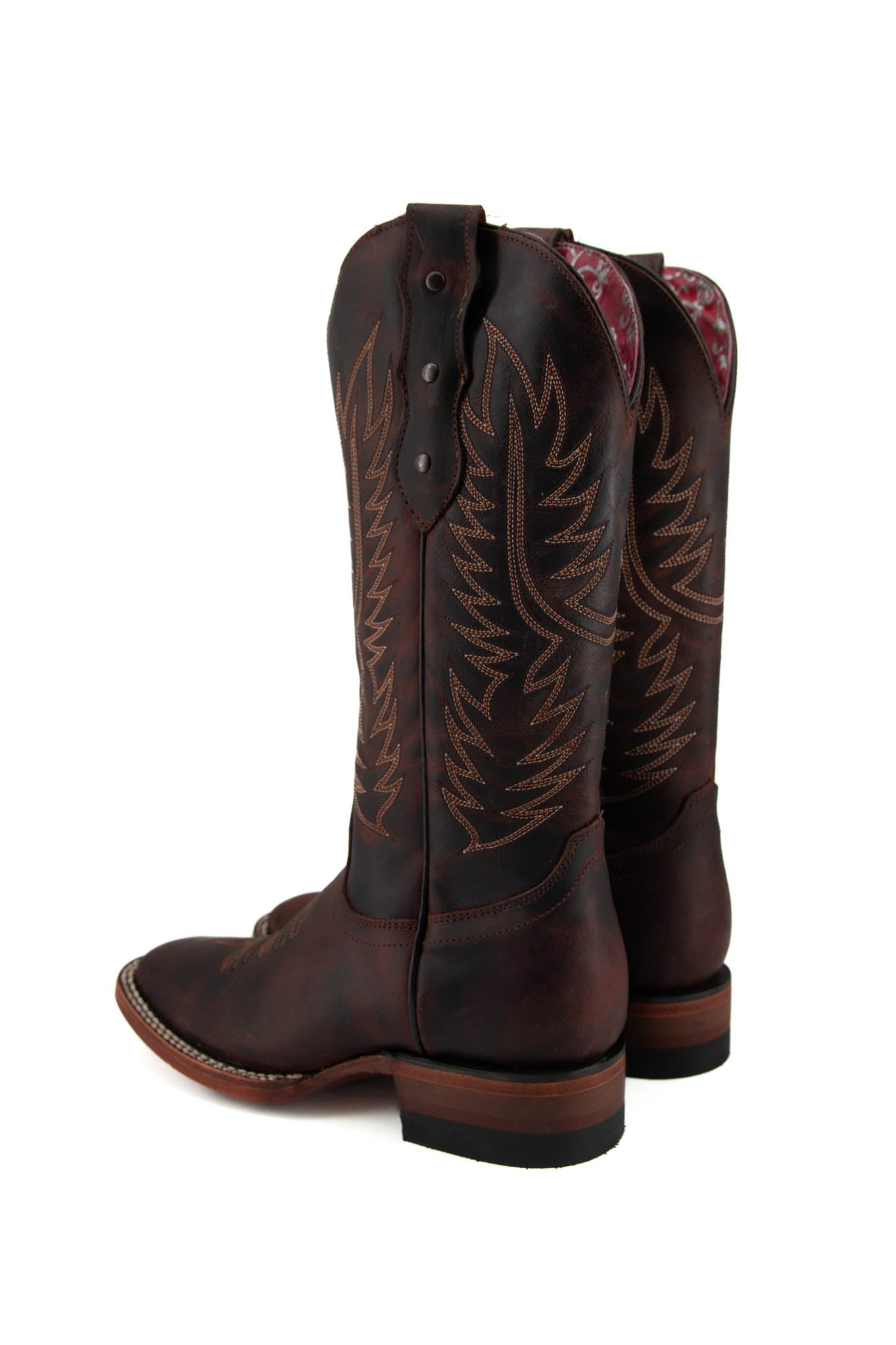 Dan Post Stalker Square Toe Cowboy Boots For Men - Genuine Caiman - View #9