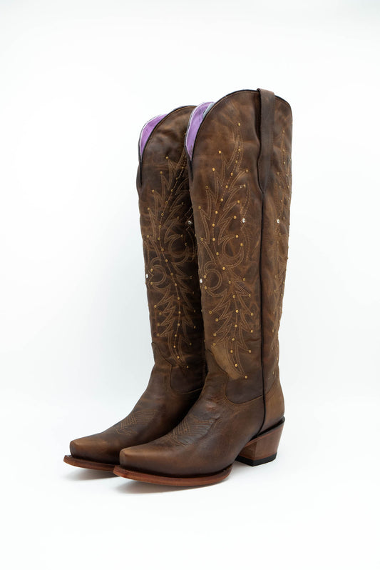 Paulina Tall Wide Calf Friendly Cowgirl Boot
