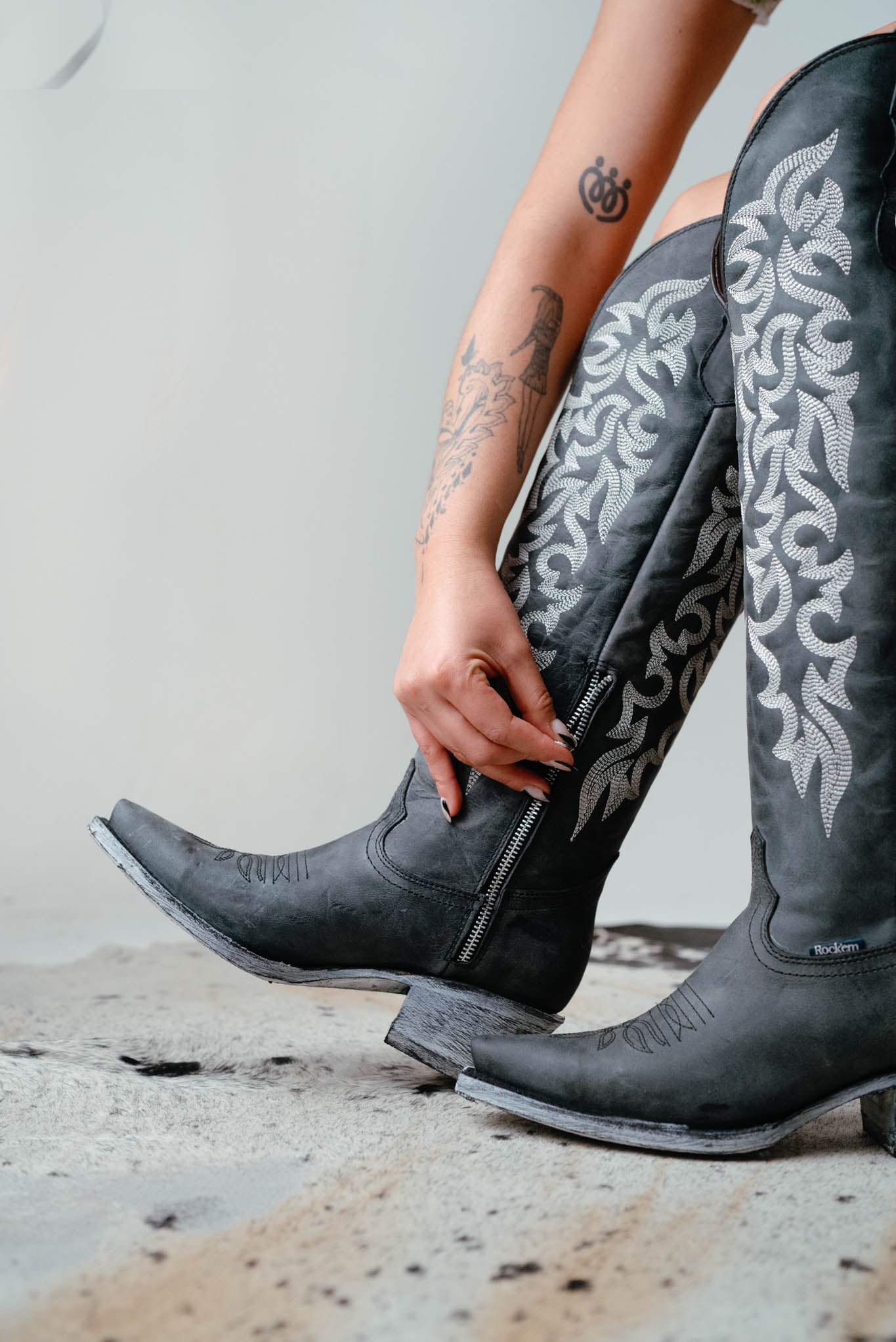 Est. Adela Snip Toe Tall Cowgirl Boot