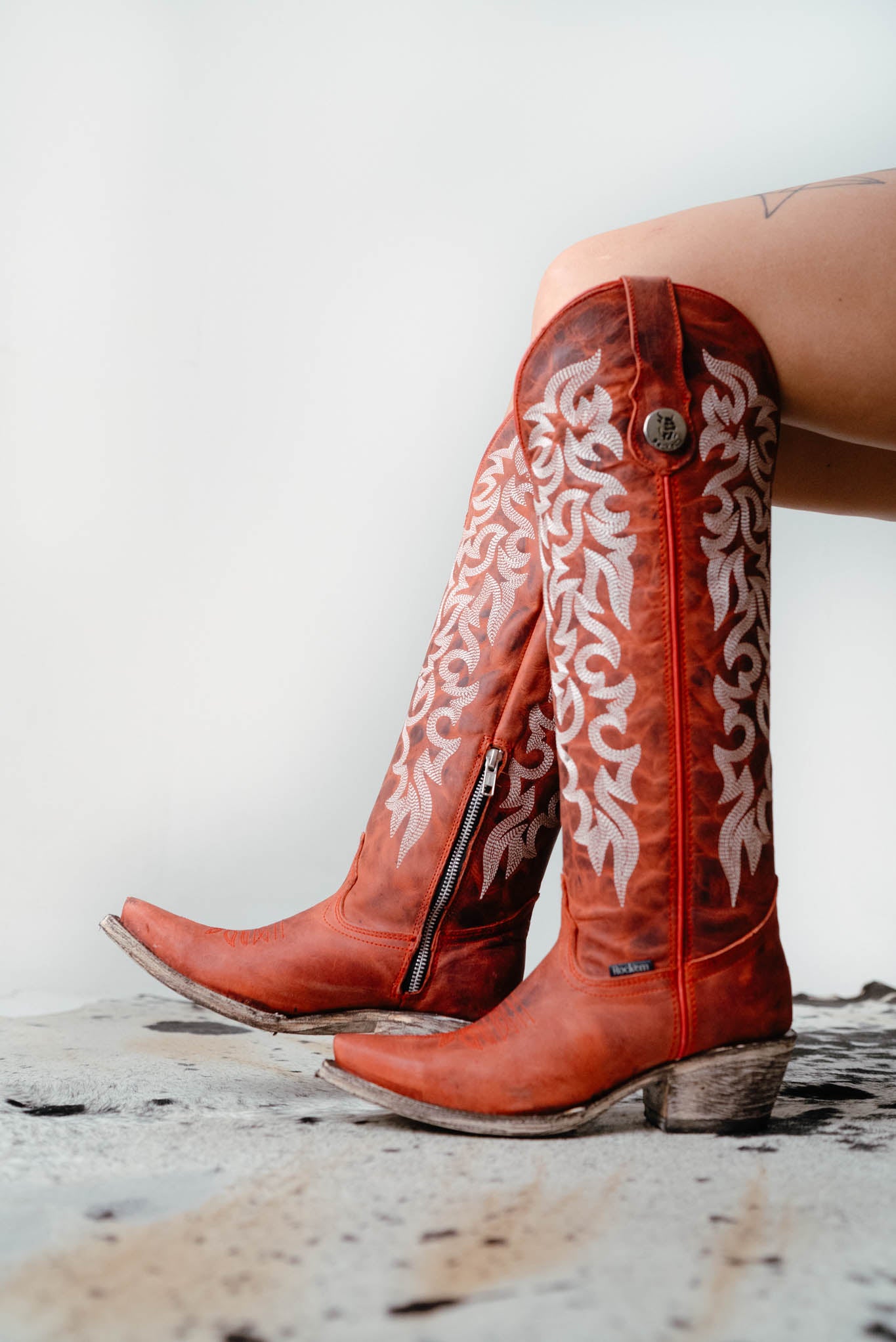 Est. Adela Snip Toe Tall Cowgirl Boot