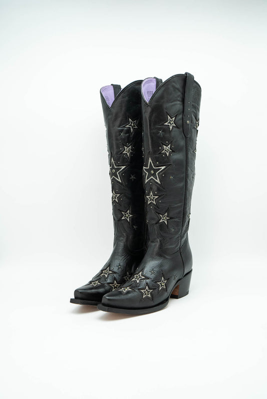 Tiany Glaseado Star Tall Cowgirl Boot
