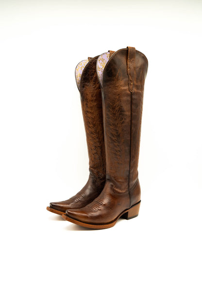 Daphne Miel Tall Cowgirl Boot