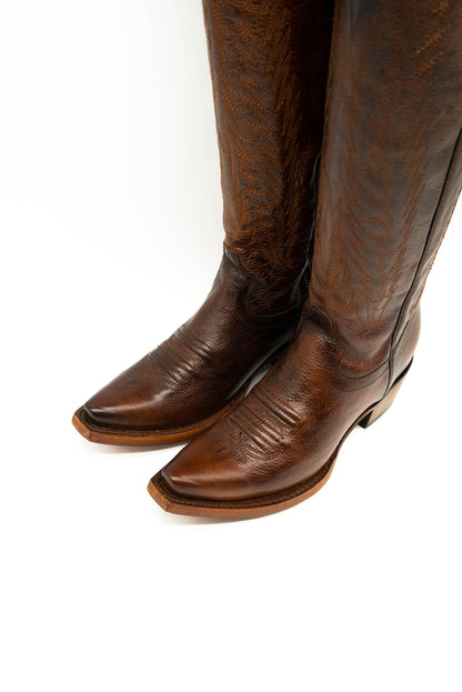 Daphne Miel Tall Cowgirl Boot