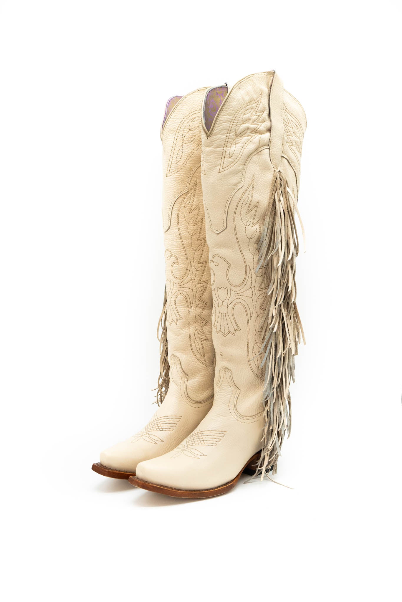 The Juany XL Fringe Rainbow Cowgirl Boot
