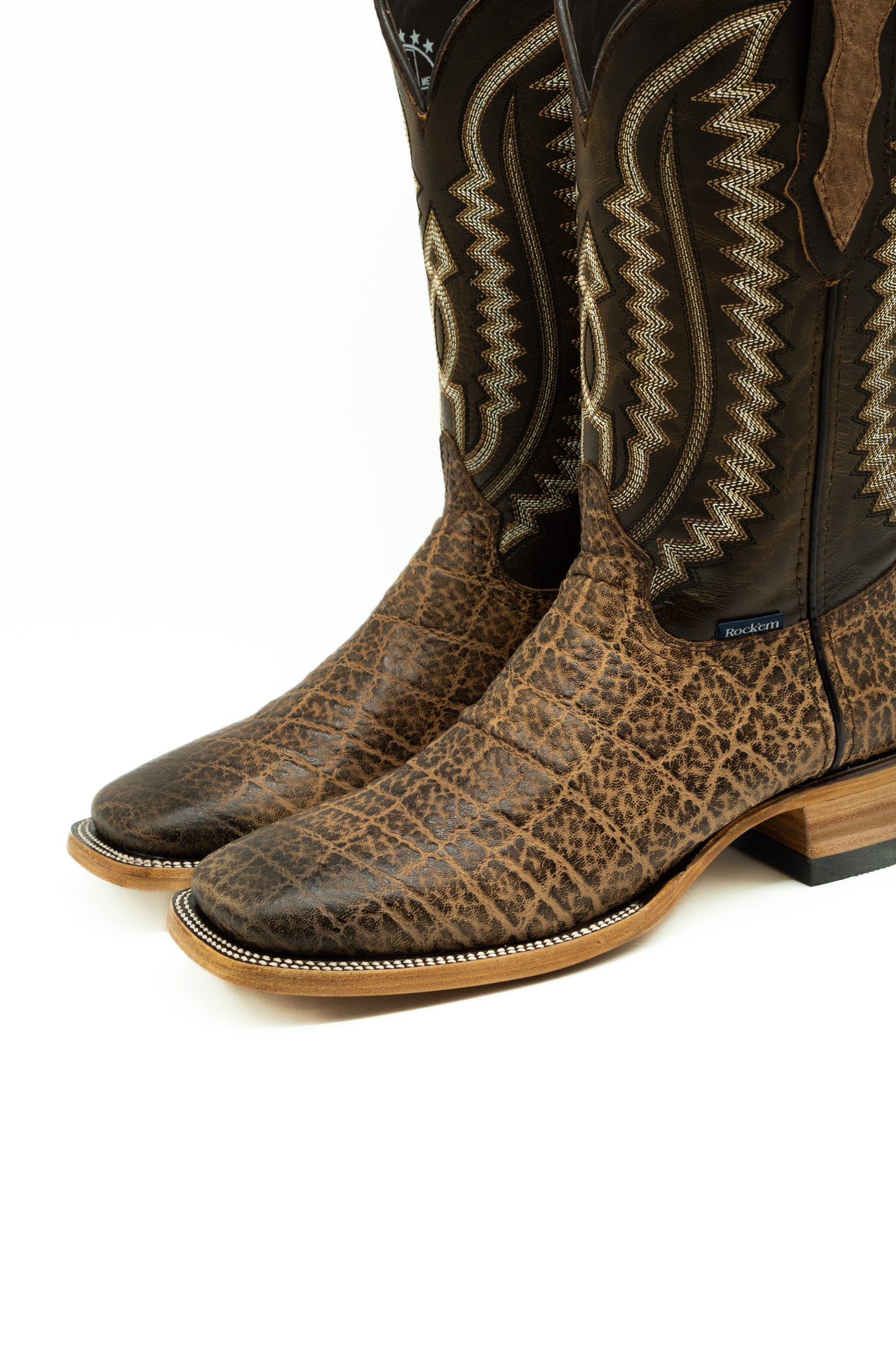 Men's Imit Cuello de Toro Orix Square Toe Cowboy Boot