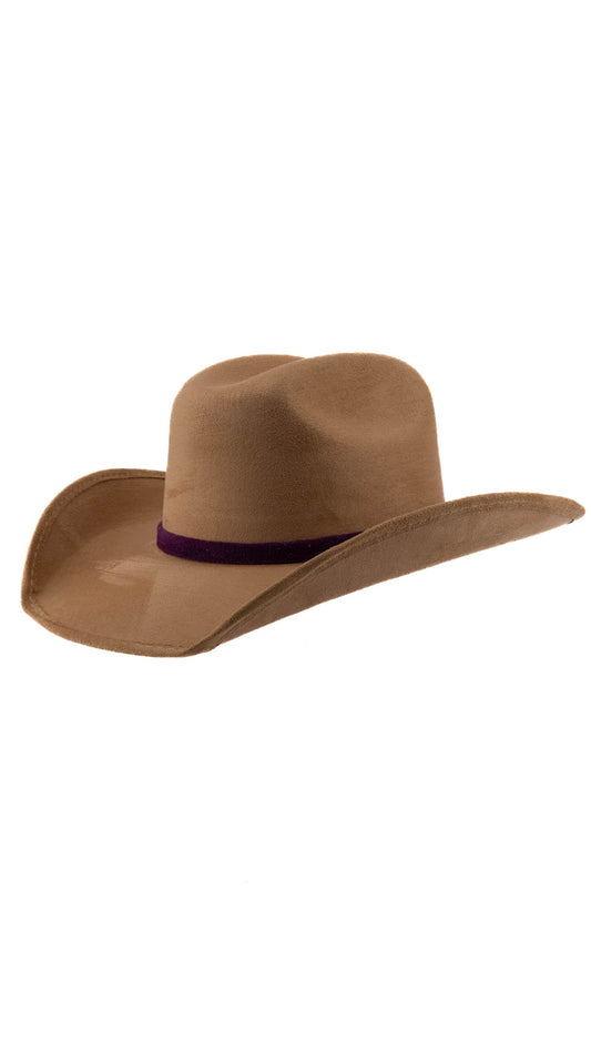 Little Damian Malboro Rainbow Toquilla Suede Cowgirl Hat