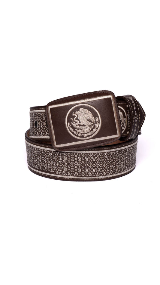 Mexico Embroidered Cowboy Belt