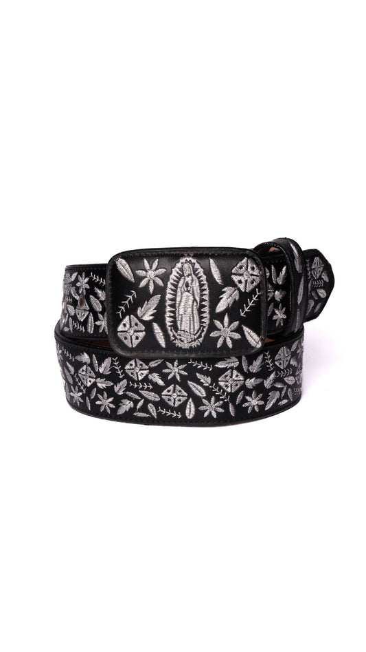 Guadalupe Florence Embroidered Cowboy Belt
