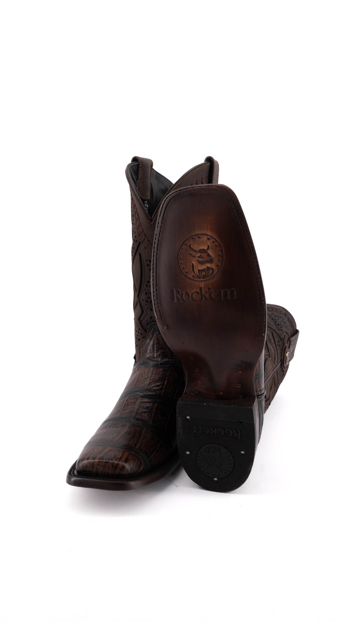 Coco Amazonico Rodeo Toe Cowboy Boot