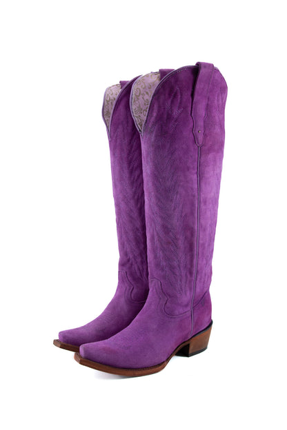 The Georgina Gamuza Pastels Tall Cowgirl Boot