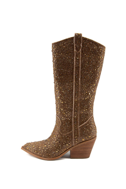The Crystal Broadway Cowgirl Boot