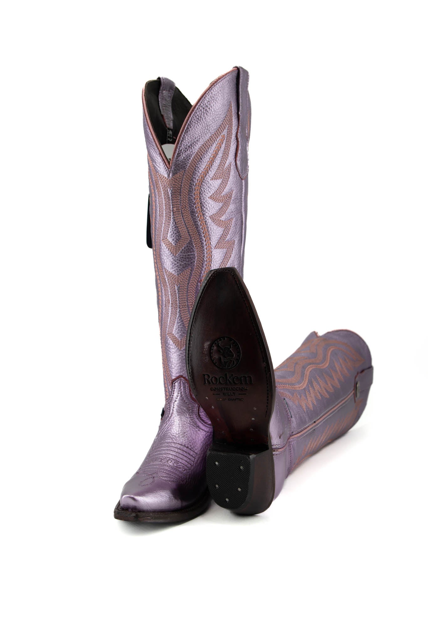 Camila Metallic Tall Snip Toe Cowgirl Boot