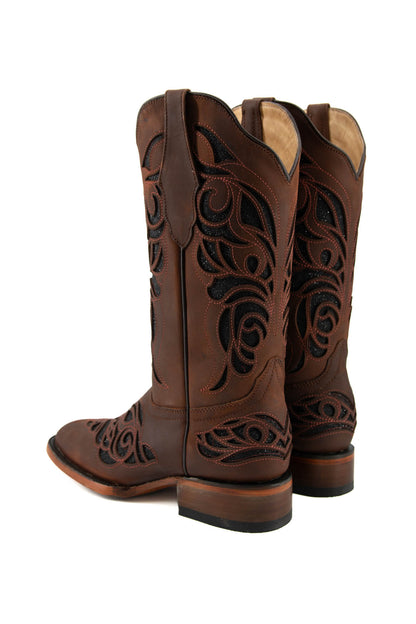 Fatima Square Toe Cowgirl Boot