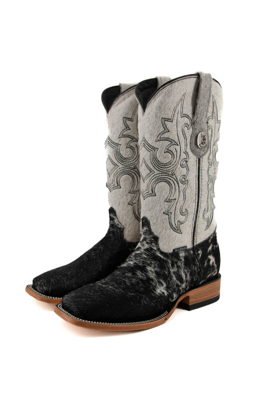 Women's Cowhide Square Toe Boot Size 8 Box 2K **AS SEEN ON IMAGE**