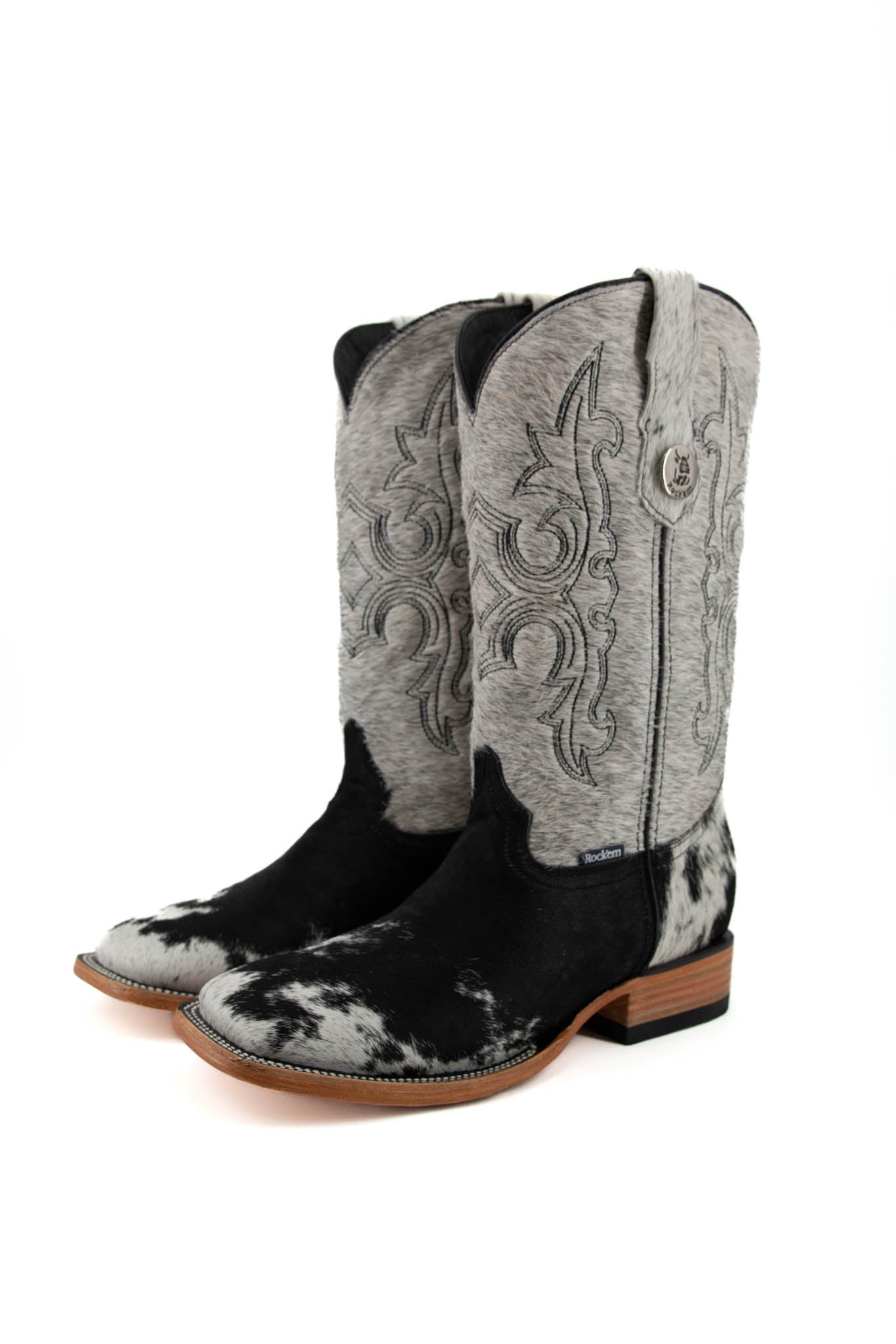 Women's Cowhide Square Toe Boot Size 10 Box 2K **AS SEEN ON IMAGE**