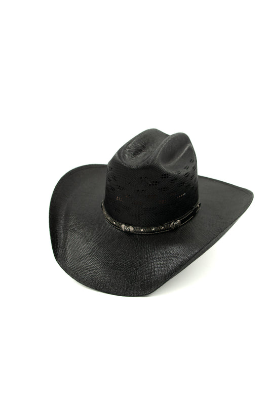 Bangoras Midnight Black 10X Straw Hat