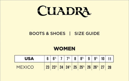 WOMEN CUADRA CU439 LD BLACK LASER & CRYSTALS ROUND TOE