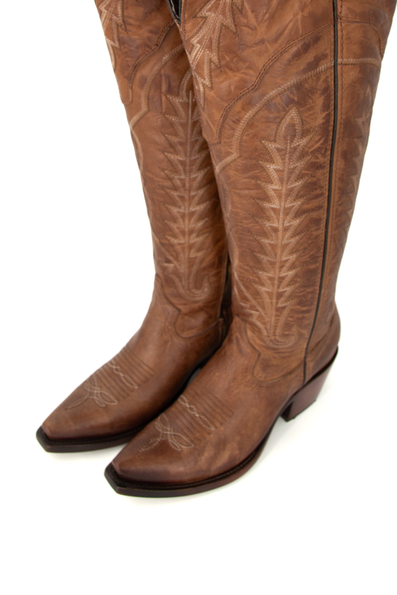 The Cedro XL Wide Calf Friendly Cowgirl Boot