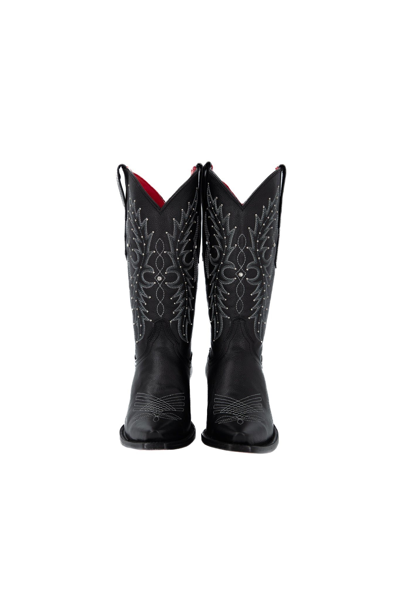 The Ruby Ebano Red Sole Square Toe Boot