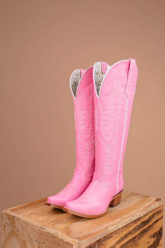 Penelope Wide Calf Friendly Tall Cowgirl Boot