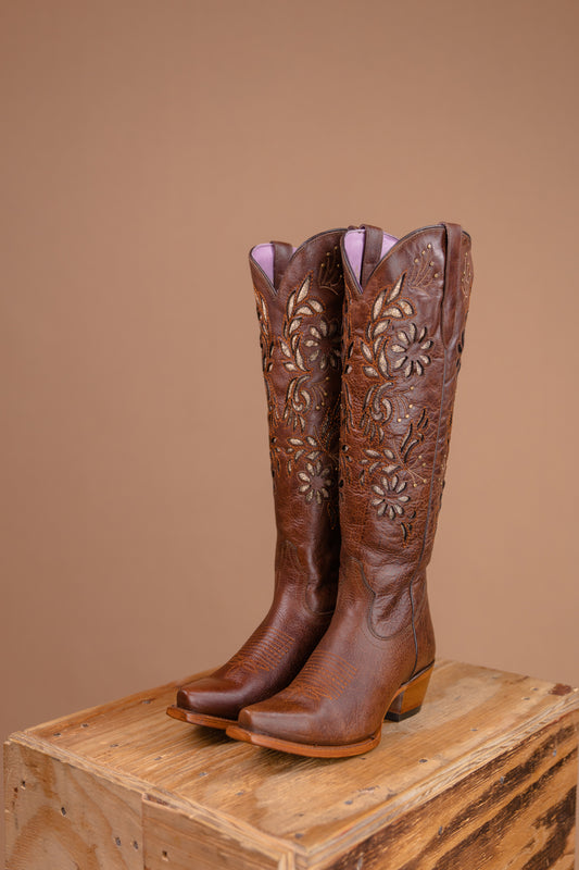 Vianca Tall Pointed Toe Cowgirl Boot