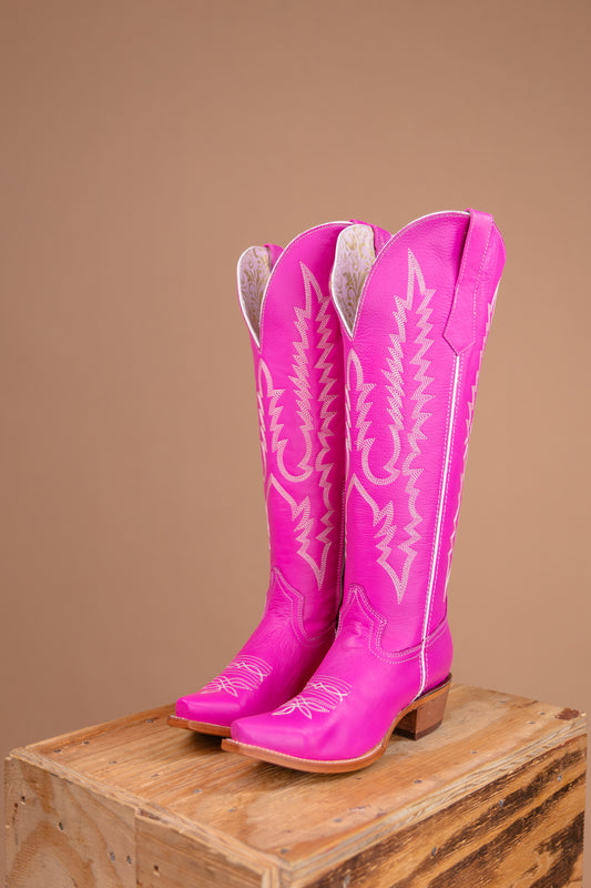 Penelope Wide Calf Friendly Tall Cowgirl Boot FINAL SALE
